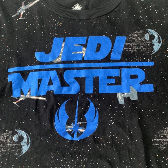 DISNEY STAR WARS JEDI MASTERS TEE BLACK 2XL - Picture 2 of 8